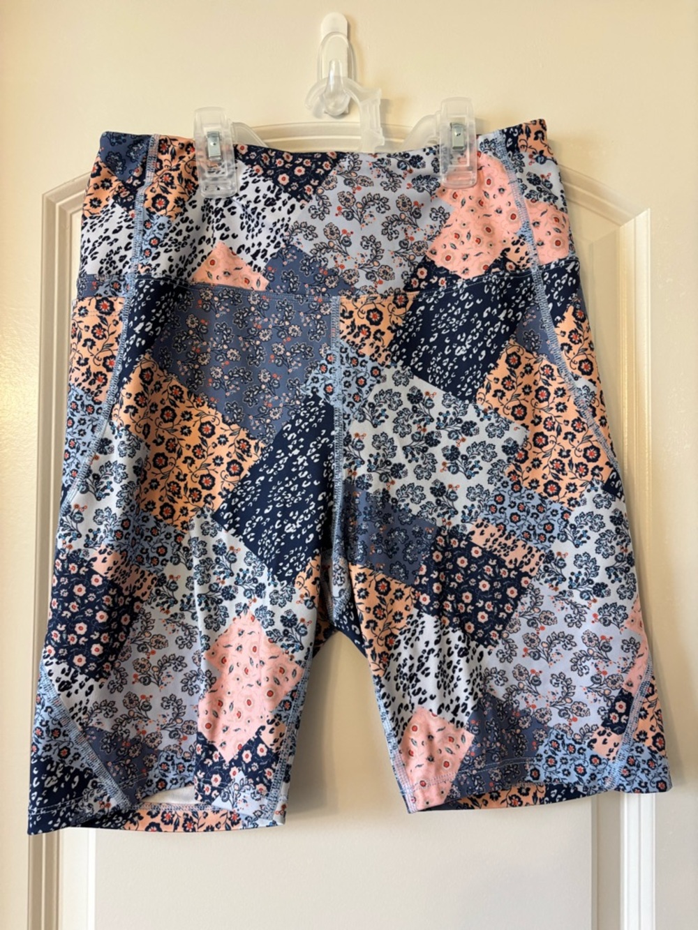 Patchwork Floral Active Shorts